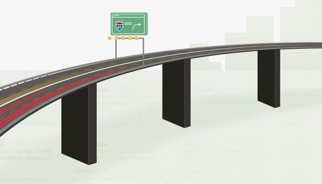 Illustration of a highway.